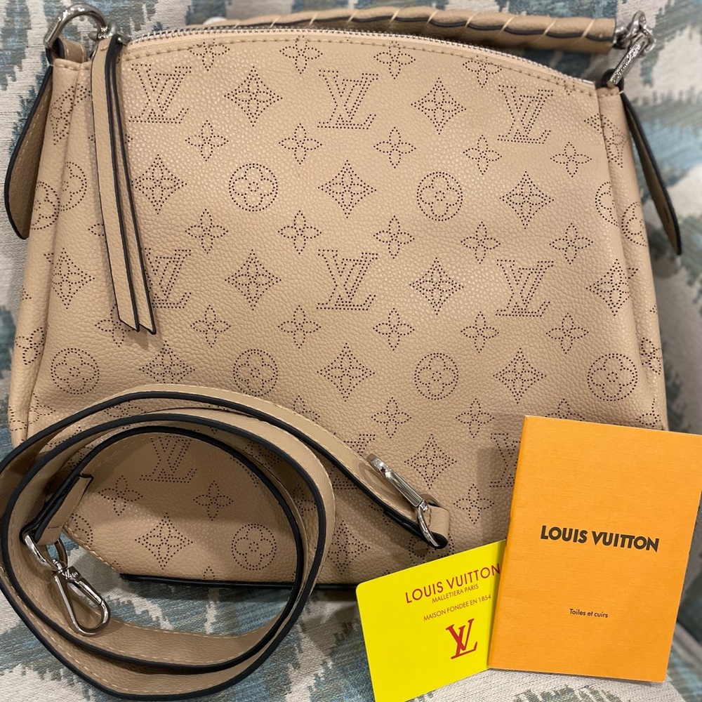 Tan Monogram Purse
